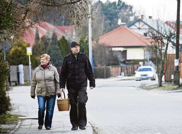 Domy pomiędzy Brzozą i Prądocinem - teren działań szajki włamywaczy