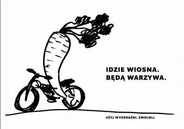 Jeden z projektów plakatów jakie znaleźć można na stronie internetowej www.uzyjwyobrazni.pl.
