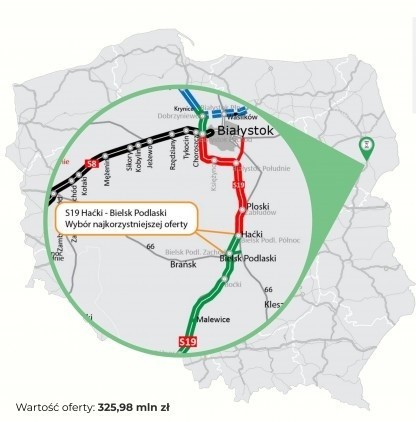 Na żadnym podlaskim odcinku jeszcze nie wbito łopaty pod...