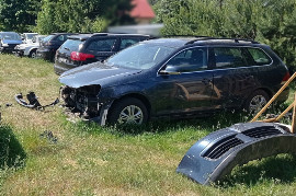 Nielegalnie demontowali samochody. Akcja podlaskiej KAS i WIOŚ