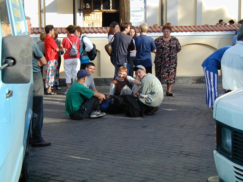 Pielgrzymka na Jasną Górę w 2001 roku