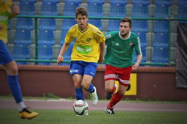 Kacper Jóźwicki ma już za sobą debiut w seniorskim futbolu.