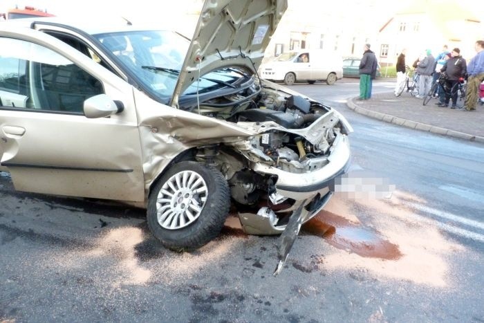 Wypadek w Dygowie.