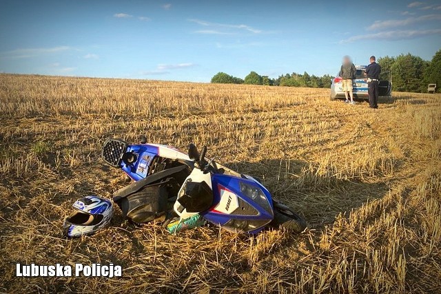 Mężczyzna uciekał skuterem. Był pijany. Zatrzymali go policjanci z Krosna Odrzańskiego.