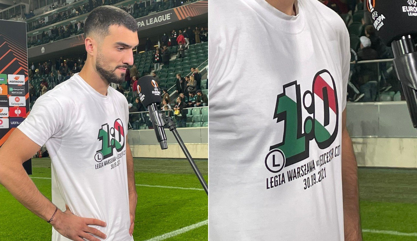 Legia Warszawa umie w real-time marketing. Koszulki z wynikiem miała  przygotowane od razu po meczu | Sportowy24