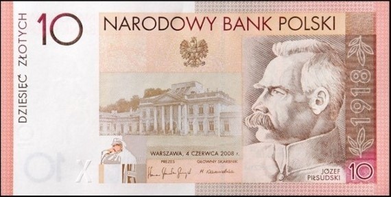 Banknot kolekcjonerski upamiętniający 90. rocznicę...