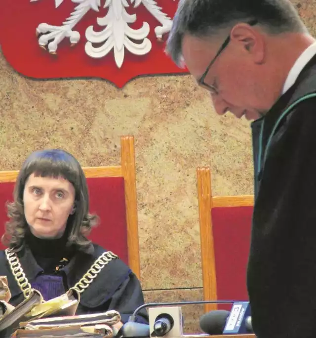 Sędzia Agnieszka Pilarczyk podczas jednej z rozpraw