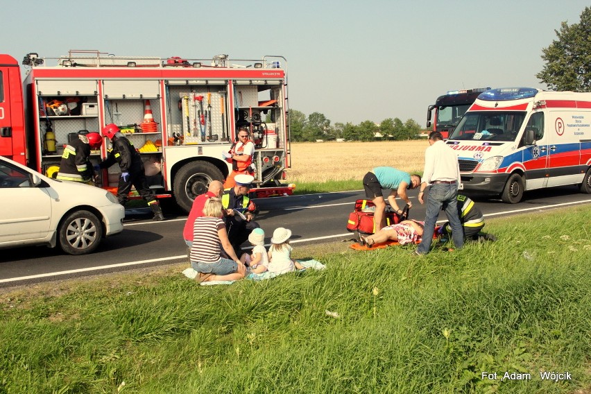 Do poważnego wypadku doszło pod Koszalinem na krajowej "11"...