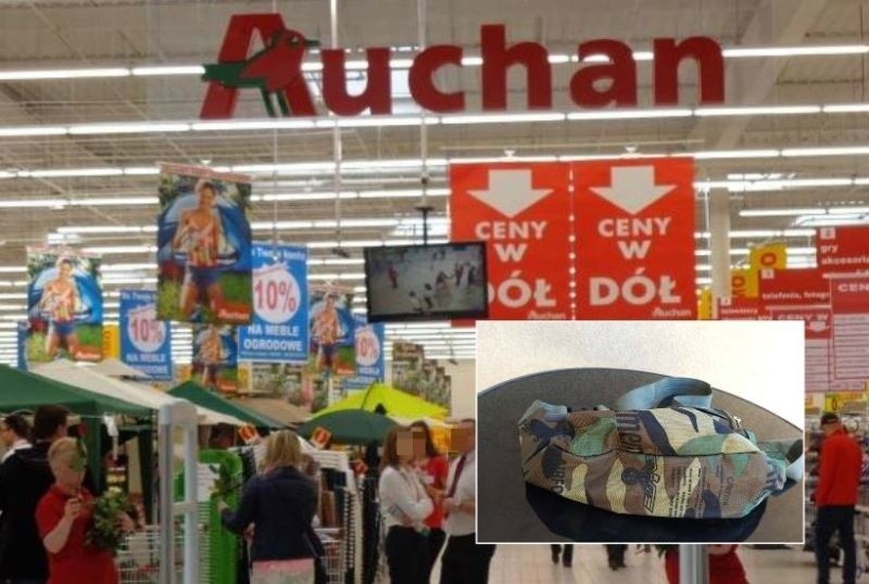 Skandal! W Auchan sprzedają torby z symbolami faszystowskimi! [ZDJĘCIA]
