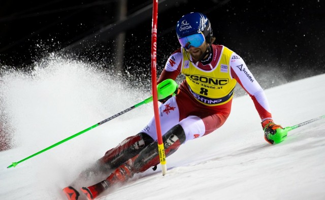Austriacki slalomista Marco Schwarz z pierwszym triumfem w tym sezonie