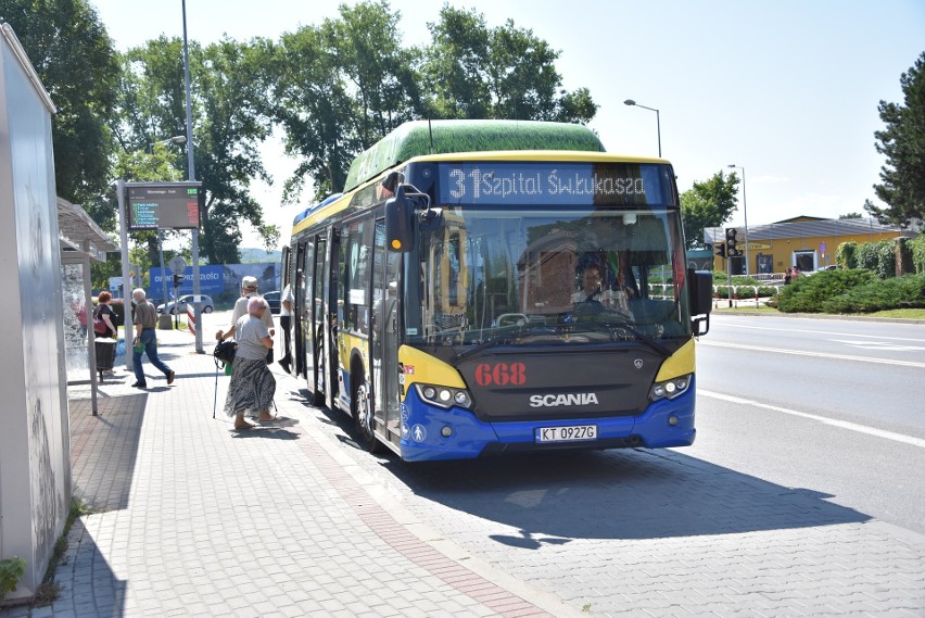 Autobus linii nr 31 od pierwszego sierpnia będzie...