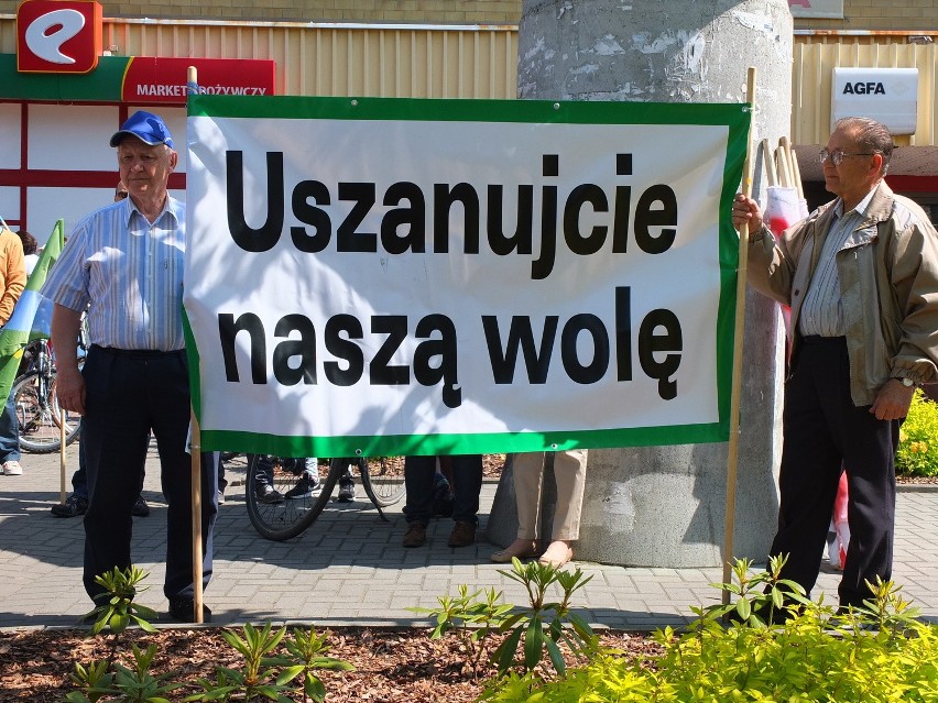Większe Opole. Mieszkańcy gmin znów protestowali [wideo, zdjęcia]
