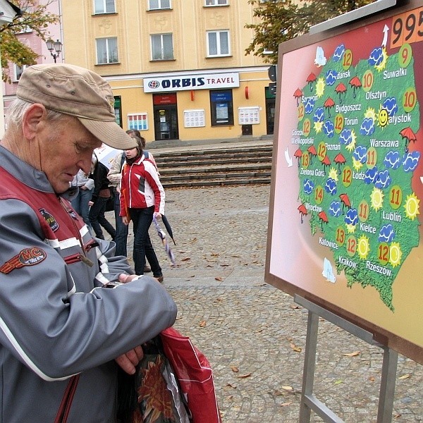 O, u nas będzie 10 stopni - to by się zgadzało - mówił pan Jerzy