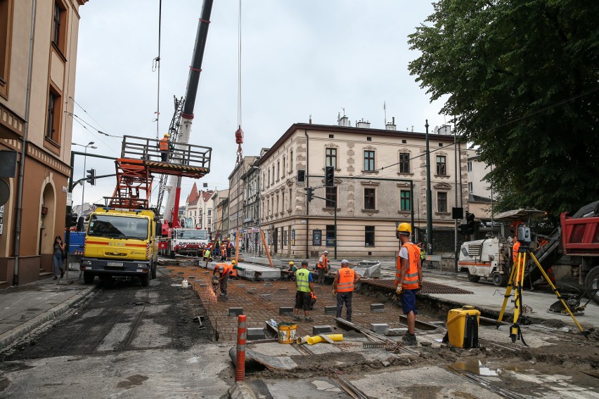 Wielki remont na Grzegórzeckiej, brak przejazdu i objazdy