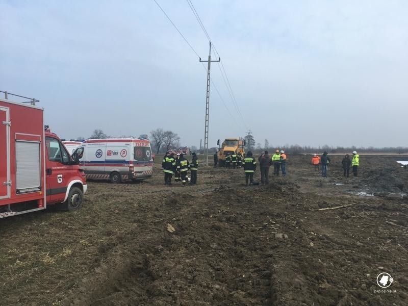 Samochód wpadł do wyrobiska. Kierowca utonął.