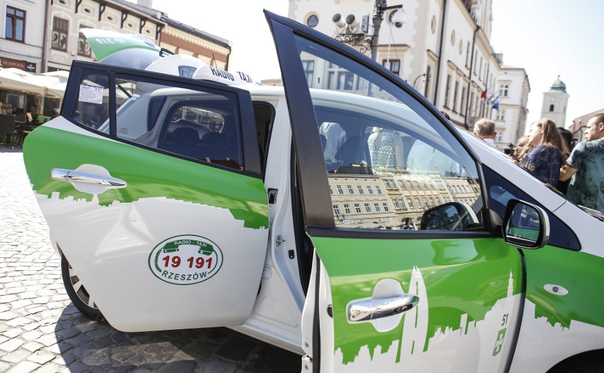 Pierwsza elektryczna taksówka w Rzeszowie.