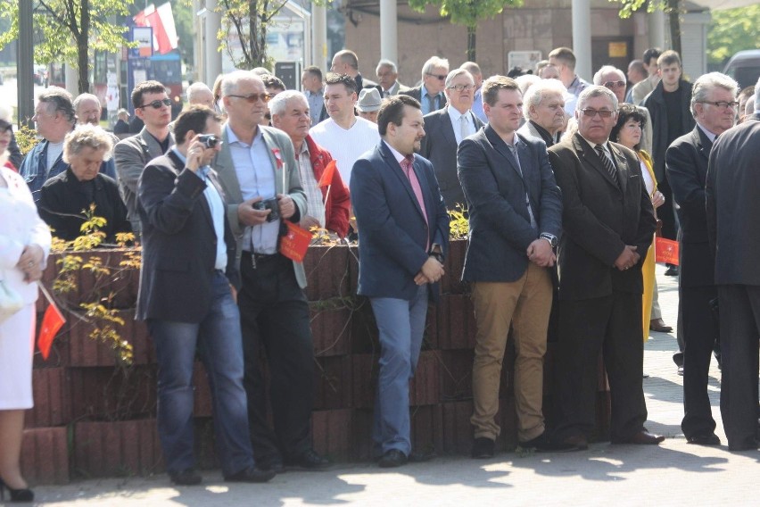 Demonstracja 1 Maja w Dąbrowie Górniczej
