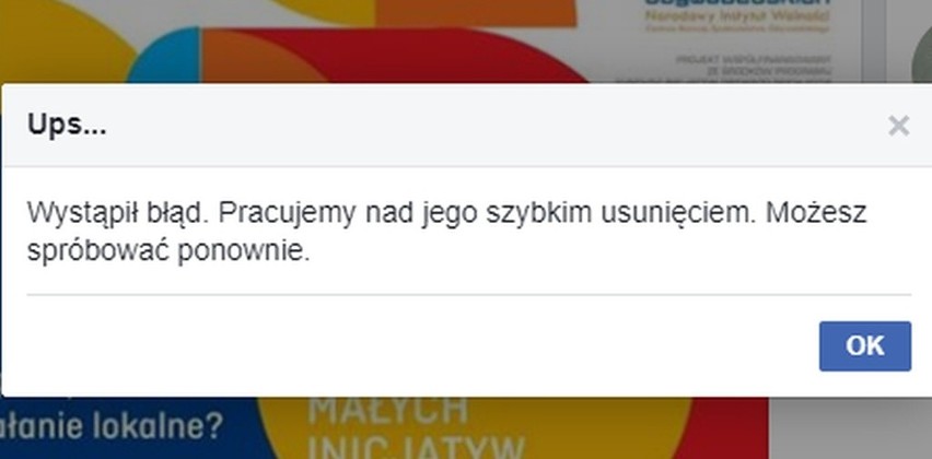 Awaria Facebooka. Nie działa Facebook 14 marca 2019. Co się stało? Kiedy usuną awarię Facebooka 14 03 2019