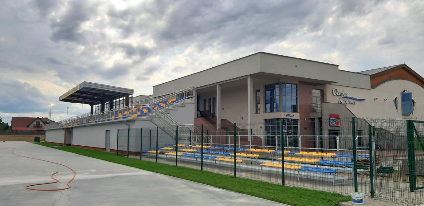 Trwa modernizacja i rozbudowa stadionu miejskiego w Oleśnie.