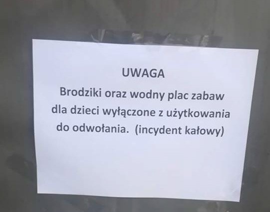 "Incydent kałowy" na Bugli w Katowicach. Zamknięte są dwa baseny i wodny plac zabaw