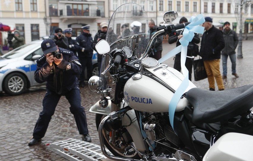 Nowy Harley Davidson dla rzeszowskiej Policji.