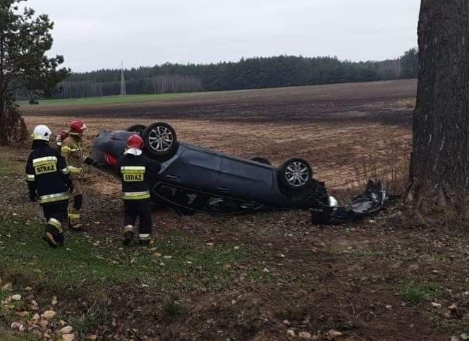 Wypadek na na DK 65. 7-latka w szpitalu (zdjęcia)