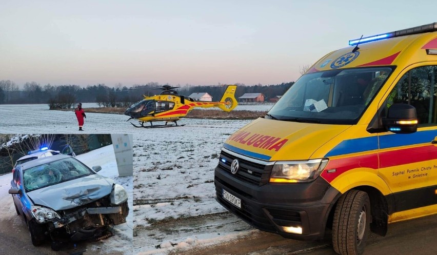 Jak relacjonują strażacy z OSP Powidz, na drodze z Wylatkowa...