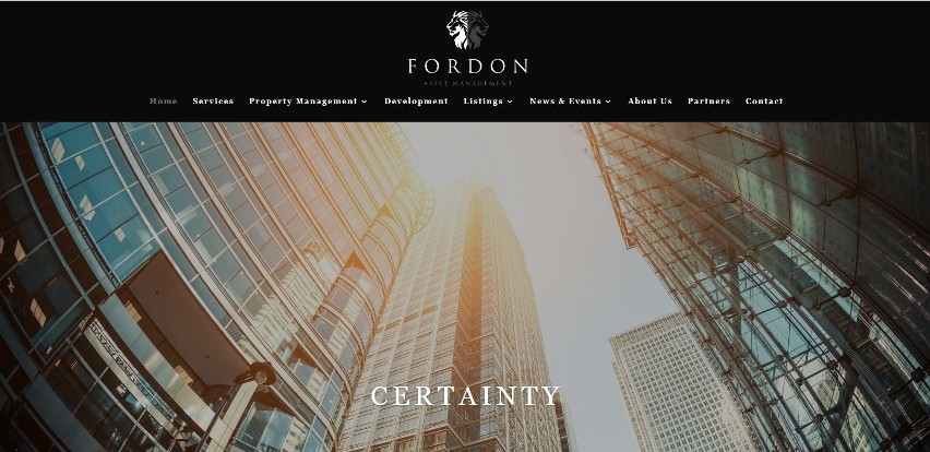 Fordon to także... firma działająca w branży nieruchomości w...