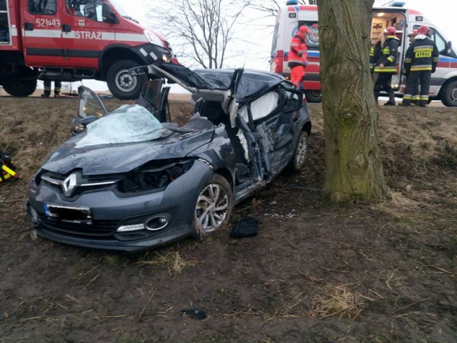 W piątek na drodze prowadzącej z Bogdanowa do Objezierza w powiecie obornickim zginął 38-letni kierowca. Kierujący pojazdem marki renault jadąc podczas manewru wyprzedzania uderzył w przydrożne drzewo.