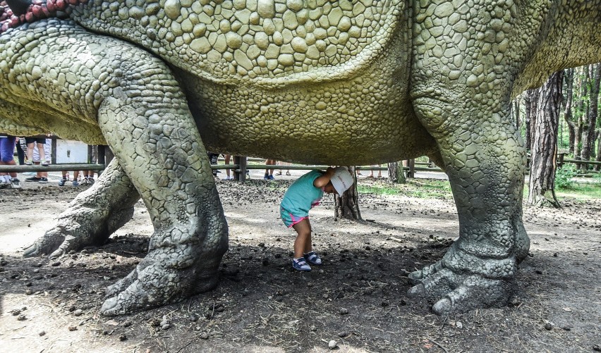 Głównymi atrakcjami dinoparków są wspaniałe figury...