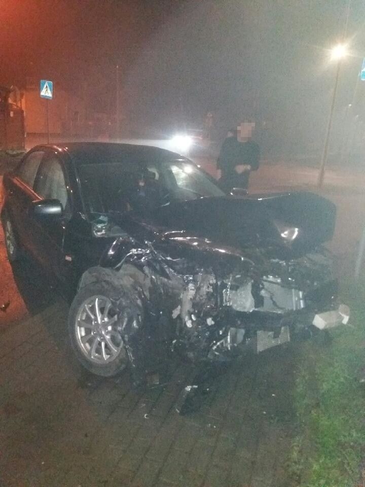 Wypadek na niebezpiecznym skrzyżowaniu Koronowska-Krajeńska w Bydgoszczy 