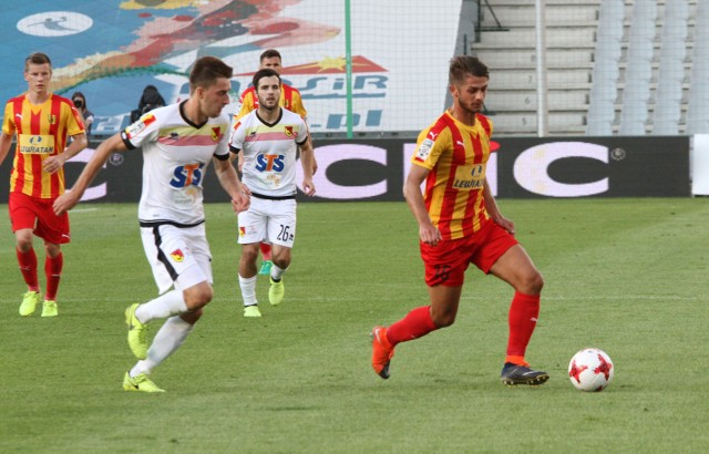 13.08.2017, kielce, korona kielce - jagiellonia białystok. fot. slawomir stachura/polska press