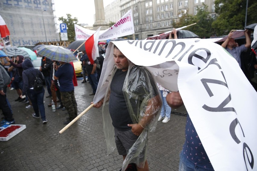 Protest rolników w Warszawie 13 lipca 2018