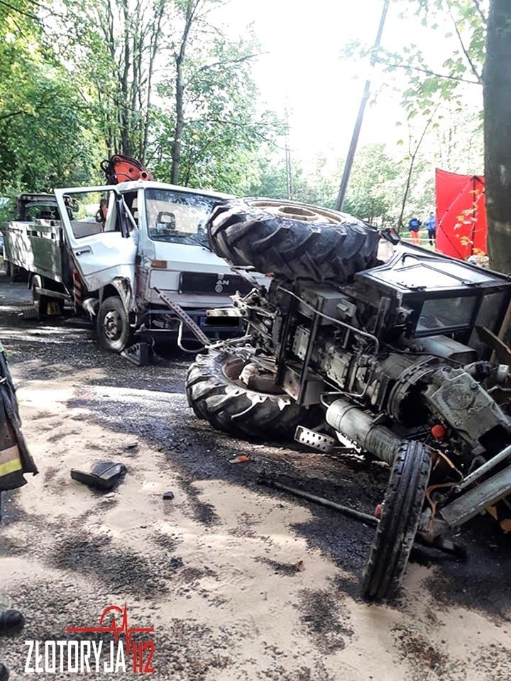 Śmiertelny wypadek. Zginął mężczyzna przygnieciony przez traktor