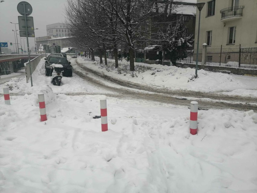 Kolejny atak zimy w Krakowie