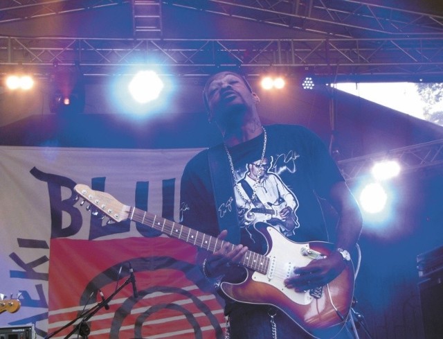 Gitarzysta Eric Gales był jedną z największych gwiazd tegorocznego festiwalu