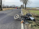 Kościejów. Wypadek na drodze wojewódzkiej nr 783. Reanimacja poszkodowanego