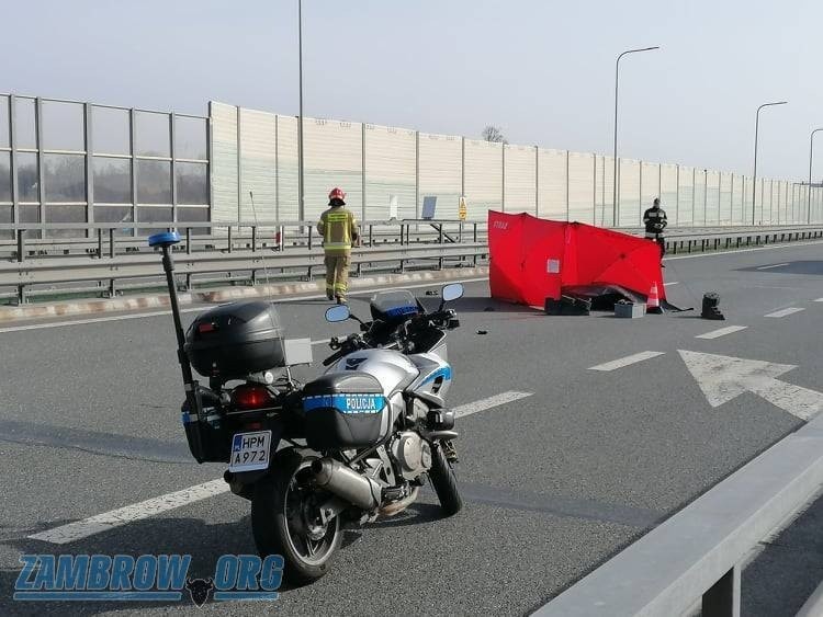 Śmiertelny wypadek motocyklisty na S8. Policja szuka...