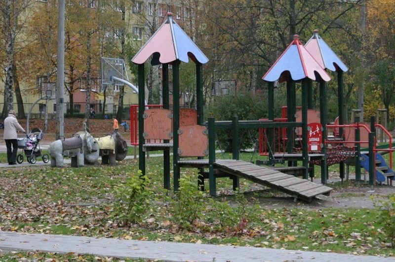 Park Jordanowski przy ul. Zygmunta Augusta.