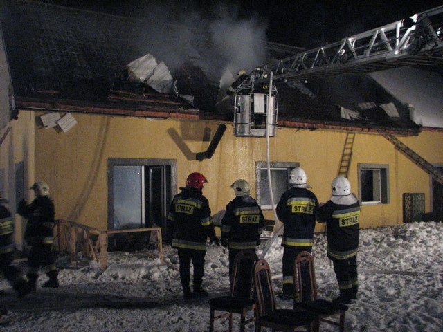W Szklarach spłonął budynek mieszkalny, straty to 250 tys. zł