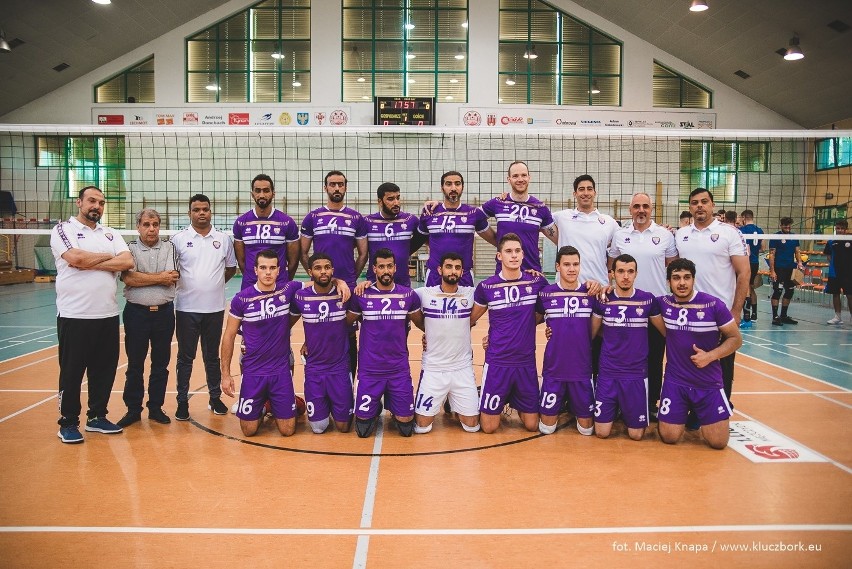 Mecz siatkówki UKS-u Mickiewicz Kluczbork - Al Ain Sport...