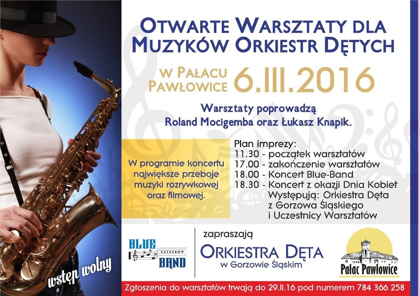 Otwarte warsztaty dla muzyków orkiestr dętych w Pawłowicach