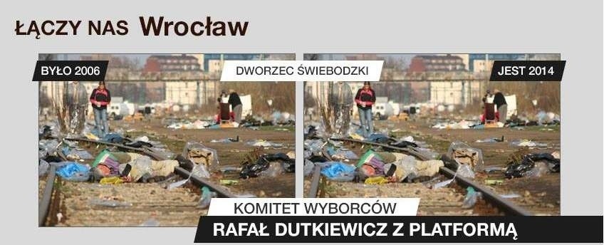 Internauci drwią z Rafała Dutkiewicza i jego plakatów wyborczych (ZOBACZ MEMY)