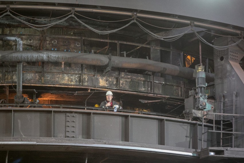 Remont wielkiego pieca w hucie Arcelor Mittal