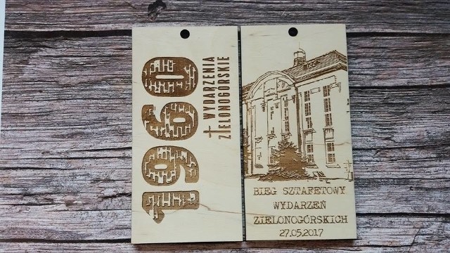 Medal dla uczestników biegu z okazji 58. Rocznicy Wydarzeń Zielonogórskich 1960.