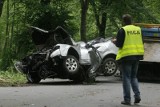 Szczodre: Śmiertelny wypadek pod Wrocławiem. Kobieta nie żyje, dwie osoby w szpitalu (ZDJĘCIA)