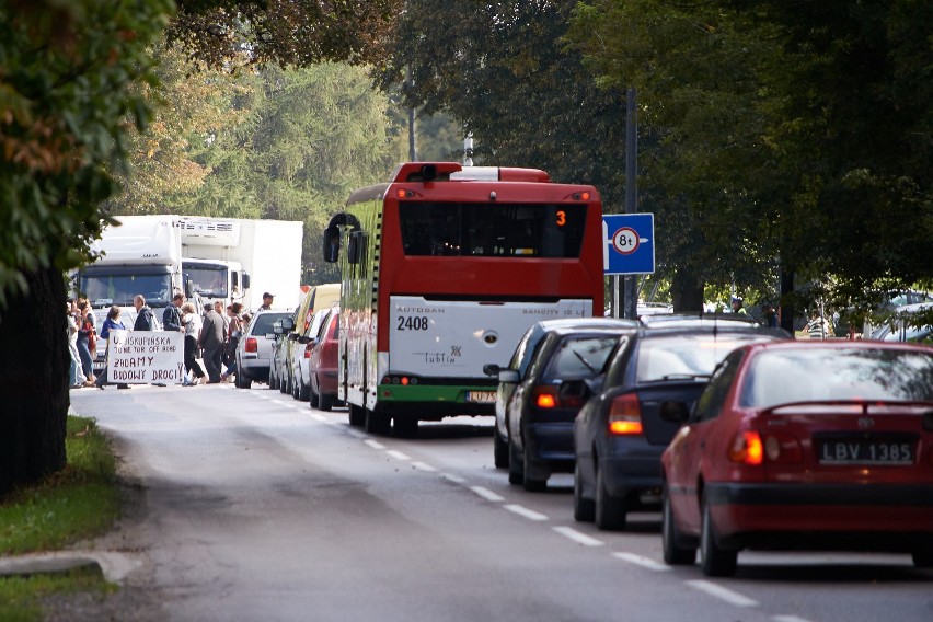 Pikieta mieszkańców Szerokiego