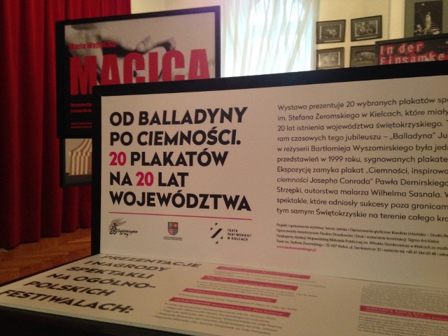 We wtorek 27 marca obchodziliśmy 57. Międzynarodowy Dzień Teatru. Teatr imienia Żeromskiego w Kielcach świętował otwierając wystawę 20 plakatów na 20 lat województwa świętokrzyskiego. ZOBACZ WIĘCEJ NA KOLEJNYCH ZDJĘCIACH