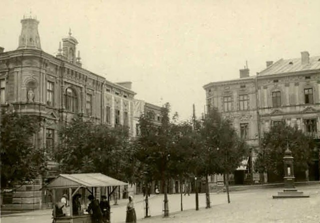 Tak dawniej wyglądał Rynek w Przemyślu.