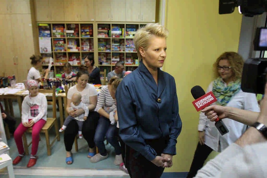 Małgorzata Kożuchowska w Górnośląskim Centrum Zdrowia...